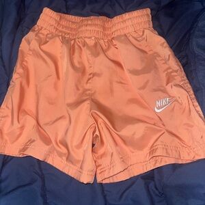 Nike orange Sports Shorts